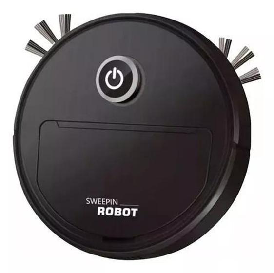 Imagem de Mini Robo Aspirador Varredor Inteligente Vassoura Pano - Robot