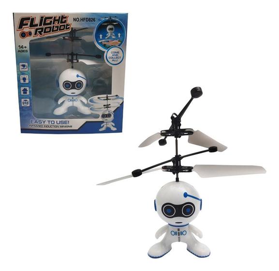 Mini Robô Voador Drone Recarregável Infantil com Sensor Futuro Menor preço em Mini Robô Voador Drone Recarregável Infantil com Sensor Futuro
