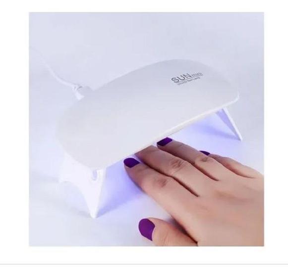 Imagem de Mini Secador De Unhas Portátil Luz De Led Seca Esmalte