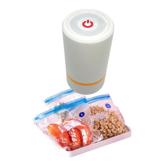 Imagem de Mini Seladora a Vácuo de Alimentos Domestica Portátil Recarregável