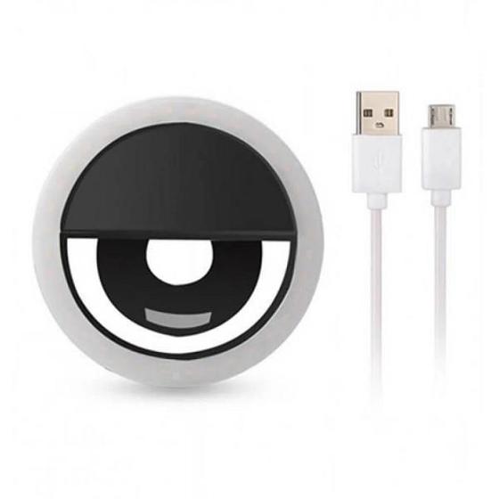Imagem de  Mini Selfie Ring Light Luz Led Para Celular Tablet Notebook