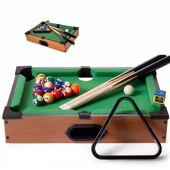 Imagem de Mini Sinuca Completa - Mesa Portátil com Acessórios Inclusos!