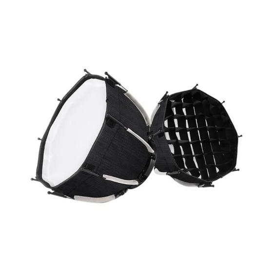 Imagem de Mini Softbox Octogonal 30cm Pano Difusor Removível Grade Honeycomb Compatível Com Luz De Vídeo