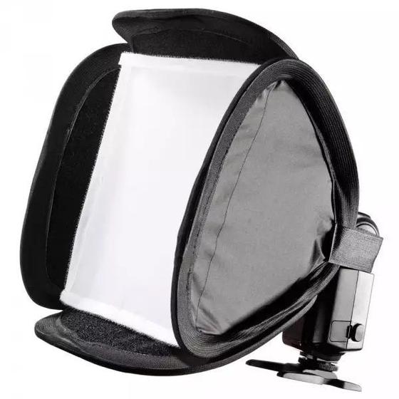 Imagem de Mini Softbox Para Flash Speedlight 23x23cm Universal