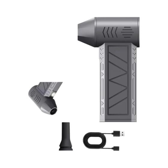Mini Soprador de Ar Recarregável sem Fio - 3 Velocidades e Luz LED Menor preço em Mini Soprador de Ar Recarregável sem Fio - 3 Velocidades e Luz LED