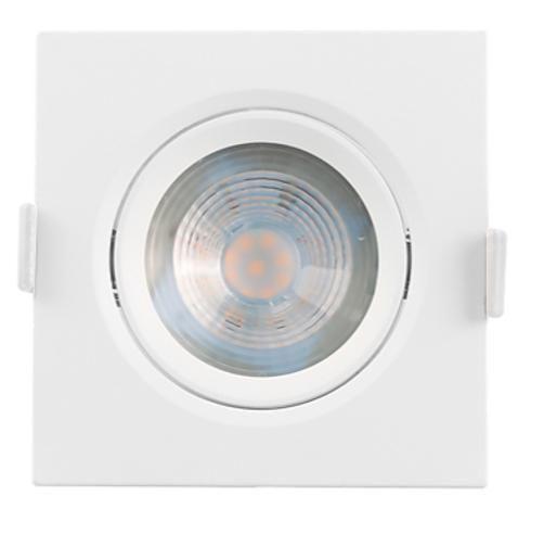 Imagem de Mini Spot Branco Quente 3000K 7W Bivolt Quadrado - Luminatti
