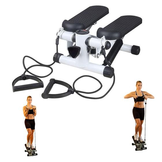 Imagem de Mini Stepper Simulador Caminhada Fisioterapia Perna Braço Gluteo Corpo Musculaçao Academia Exercicio Fisico Tonificador Fortalecimento