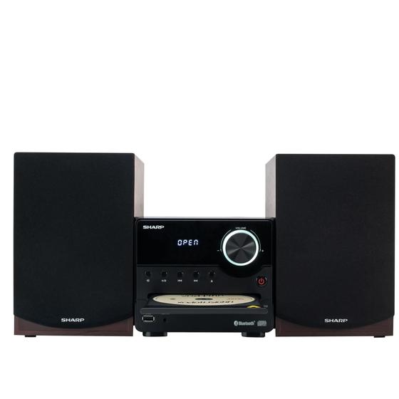 Imagem de Mini System com Bluetooth e Leitor de CD - Áudio Streaming Sem Fio