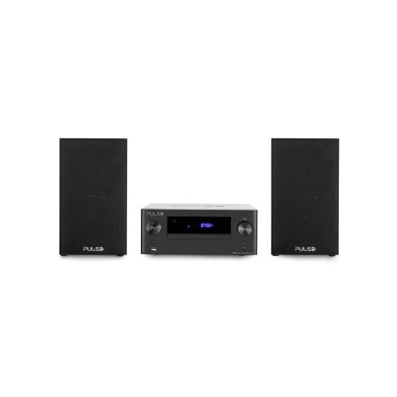 Mini System Pulse Cash Retrô, 250W RMS, CD, USB, FM, AUX SP387 Mini