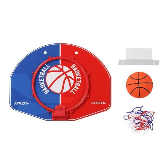 Imagem de Mini Tabela De Basquete Infantil NBA Alusiva Atrio com Mini Bola de Basquete em PVC Tamanho 1 3 Anos