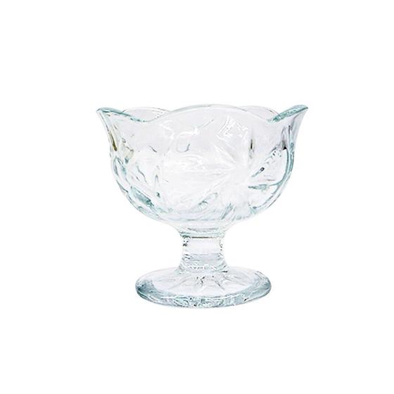 Imagem de Mini taça de sobremesa de vidro com relevo 150ml para servir