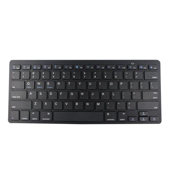 Mini Teclado Bluetooth Keyboard Preto para Tablet smartphone Menor preço em Mini Teclado Bluetooth Keyboard Preto para Tablet smartphone