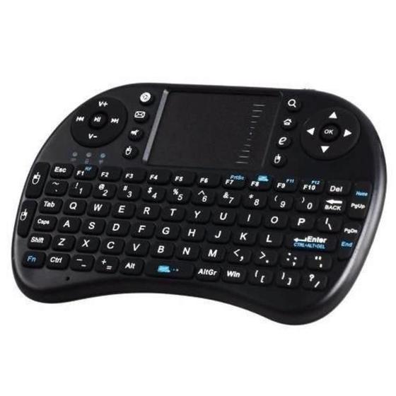Imagem de Mini Teclado Bluetooth Touch Luz Colorida Sem Fio