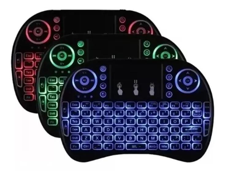 Imagem de Mini Teclado Controle Sem Fio Para Smart Tv PC Envio Imediato