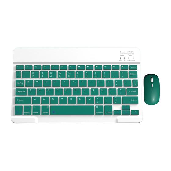 Imagem de Mini Teclado e Mouse Bluetooth Portátil - Compatível com Android, Windows e Tablets