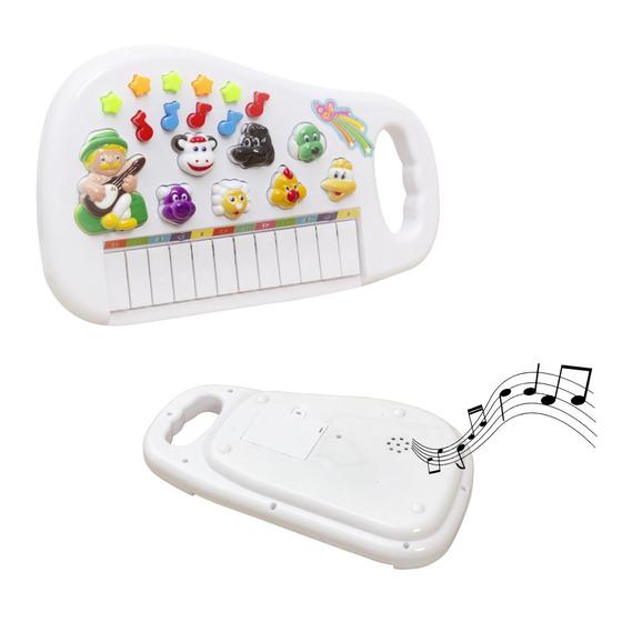 Imagem de Mini Teclado Infantil Com Som de Animais Criança Dutetoys