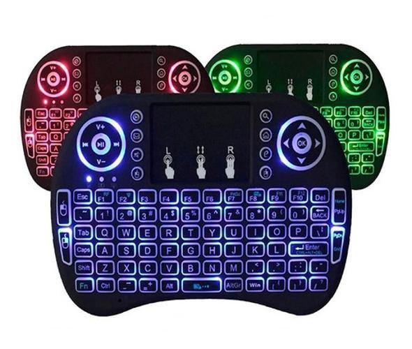 Imagem de Mini Teclado Keyboard Sem Fio Wireless Iluminado Luz Led