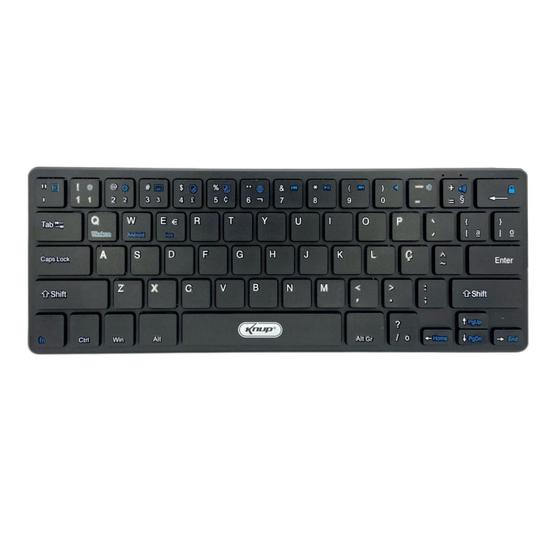 Imagem de Mini Teclado Knup Bluetooth Multimídia USB PC e Notebook