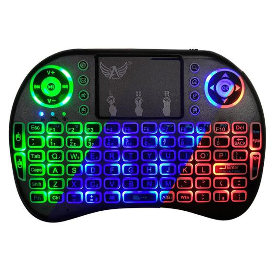 Imagem de Mini Teclado Led Controle Bluetooth 