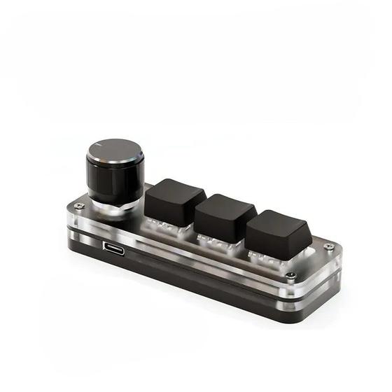 Imagem de Mini Teclado Macro Mecânico Macropad Gaming com Botões Programáveis e Interruptores