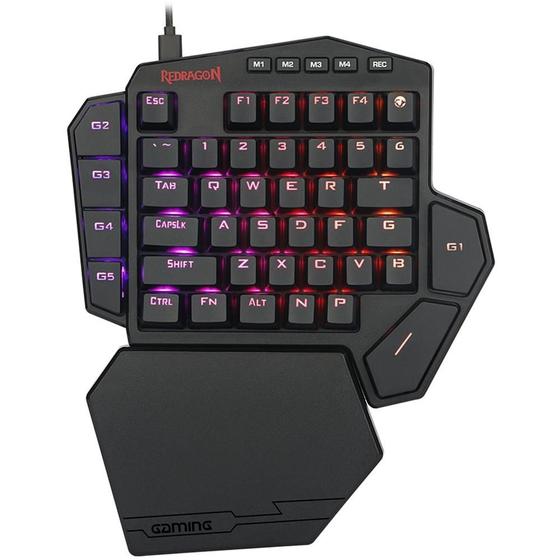 Imagem de Mini Teclado Mecânico Gamer Redragon Ida Diti, RGB, Switch Outemu Blue - K585