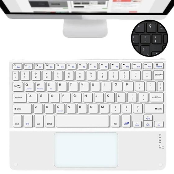 Imagem de Mini Teclado + Mouse Para Tab Samsung S7 Fe 12.4 T730 T735