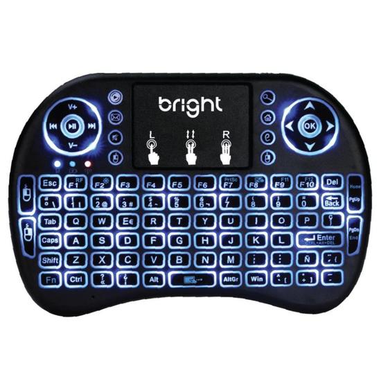 Imagem de Mini teclado mouse touch pad sem fio - BRIGHT