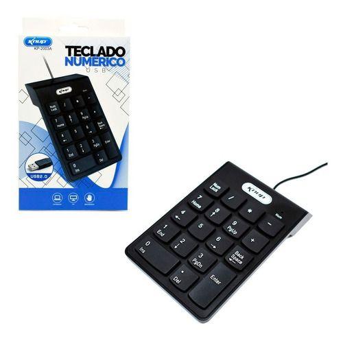 Teclado Usb Numérico Kp-2003 Knup