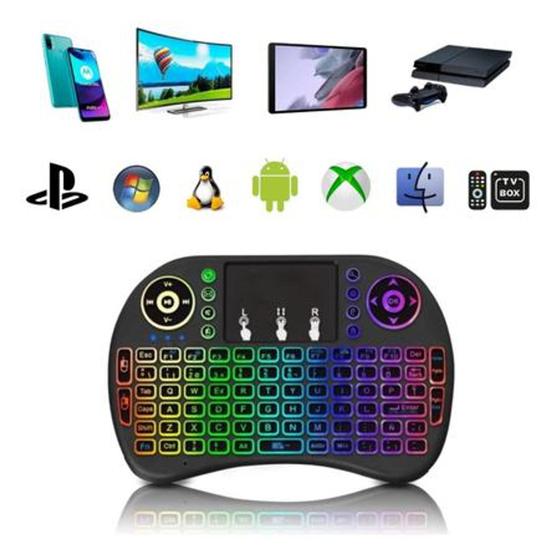 Imagem de Mini Teclado Sem fio Para Tv Smart Pc