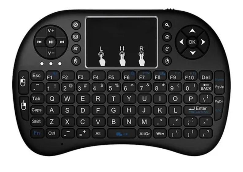 Mini Teclado Touchpad Wireless Usb Smart Tv Ps3 Xbox Netflix DGS Teclado para TV Magazine Luiza