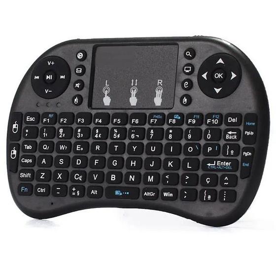 Mini Teclado Wireless Keyboard Mouse Tv Smart Menor preço em Mini Teclado Wireless Keyboard Mouse Tv Smart