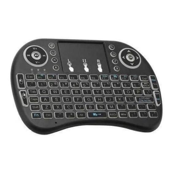 Imagem de Mini Teclado Wireless Touch Para Celular Pc Android Tv Smart