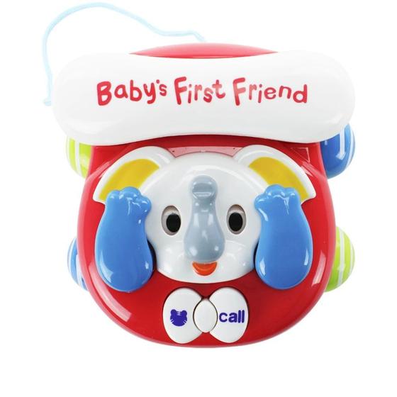 Imagem de Mini Telefone Musical Vermelho Infantil Didatico - Bbr R2999