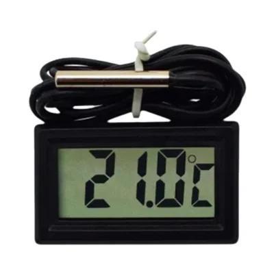 Mini Termômetro Digital LCD Interno Com Sonda Para Aquário, Tanque De Peixes, Sensor De Temperatura - others Imagem de Mini Termômetro Digital LCD Interno Com Sonda Para Aquário, Tanque De Peixes, Sensor De Temperatura