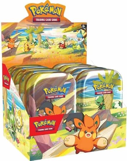 Imagem de Mini Tin Display Pokémon TCG Paldea Friends com 10 latas