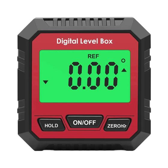 Imagem de Mini Transferidor Digital de Ângulo - Medidor de Nível com LCD e Luz de Fundo