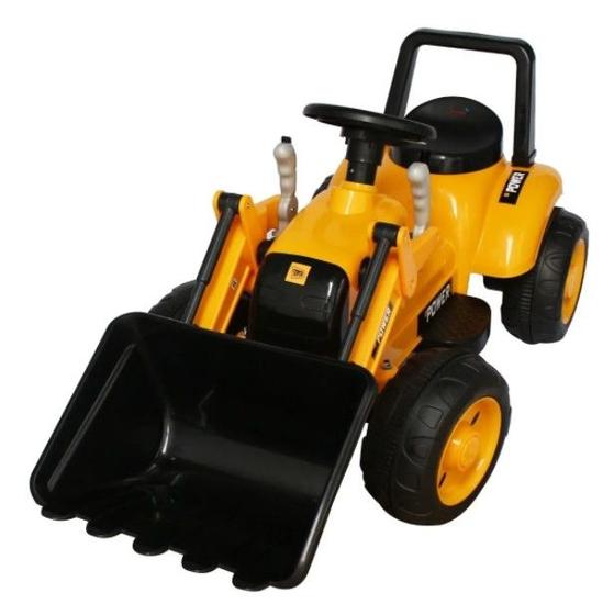 Imagem de Mini Trator Infantil Elétrico Escavadeira 12V Amarelo Importway BW081AM