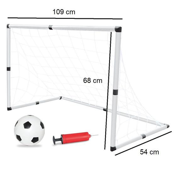 Mini Trave 2 em 1 Gol Futebol Infantil com Bola e Bomba Dm Toys DMT5937 Menor preço em Mini Trave 2 em 1 Gol Futebol Infantil com Bola e Bomba Dm Toys DMT5937