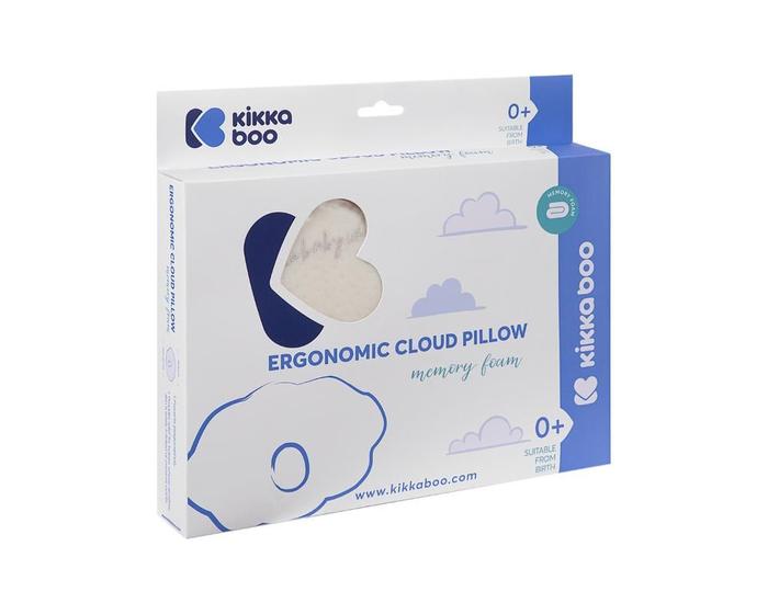 Imagem de Mini Travesseiro Ergonômico White Cloud KikkaBoo