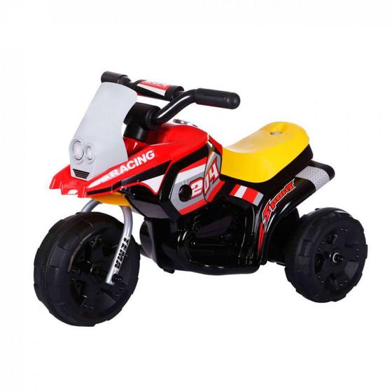 Imagem de Mini Triciclo Eletrico Moto Infantil 6v Vermelha  Bel
