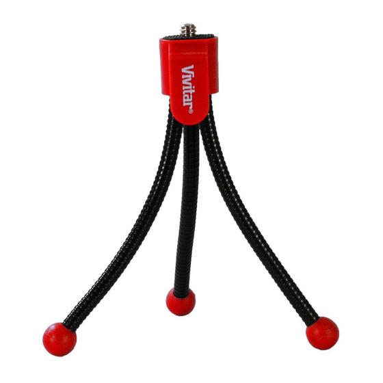 Mini tripé flexível com altura até 10 cm Menor preço em Mini tripé flexível com altura até 10 cm