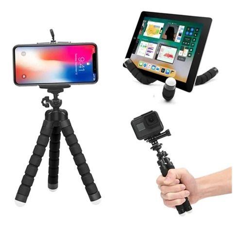 Imagem de Mini Tripé Flexível Para Celulares Câmeras Le-032