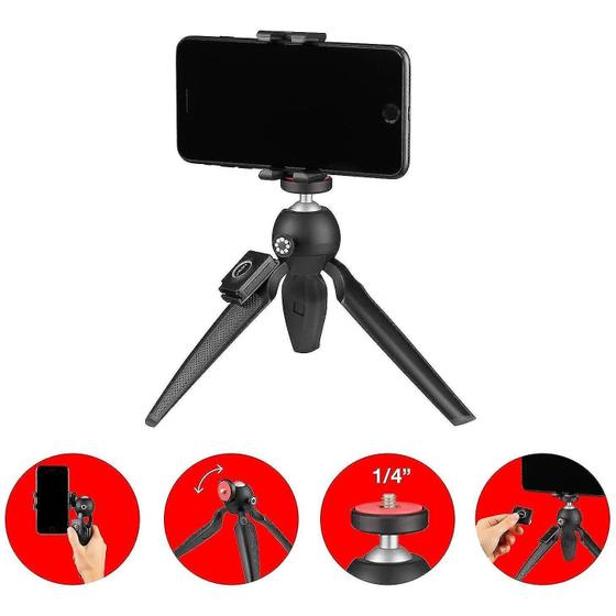 Imagem de Mini Tripé Handypod Mobile Plus com Adaptador para Flash JB01564-BWW