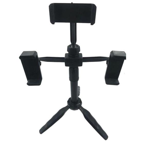 Imagem de Mini Tripé Para Celular 3 In 1 Flexível Rotação 360 Multi - Live Multi Clip