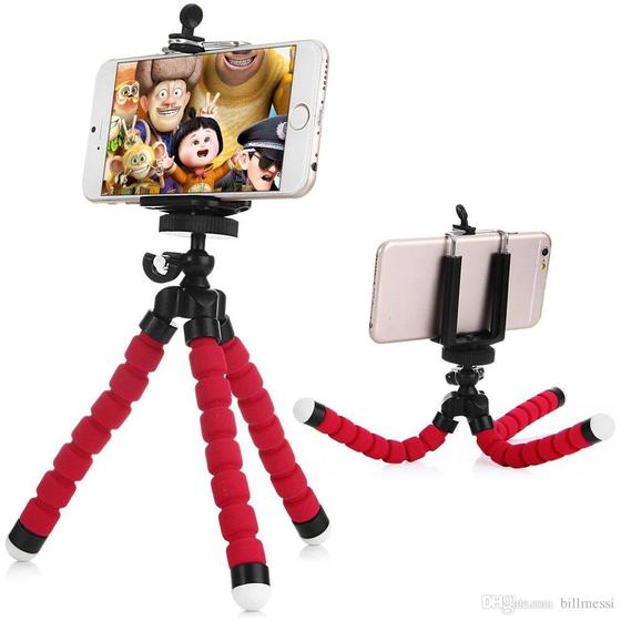Imagem de Mini Tripé Universal Flexível Suporte Celular Câmeras G