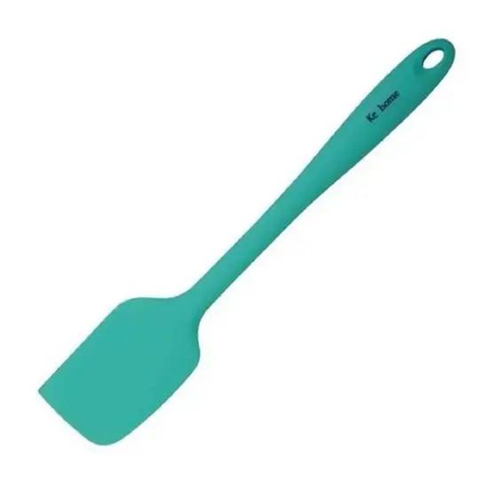 Imagem de Mini Utensílio Cozinha Espátula Silicone Azul Turquesa 22cm