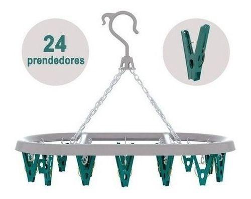 Imagem de Mini Varal 24 Pregadores Prendedores De Roupas Flashlimp