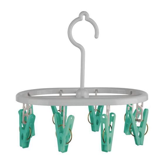 Imagem de Mini Varal Oval Com 8 Prendedores - Flash Limp