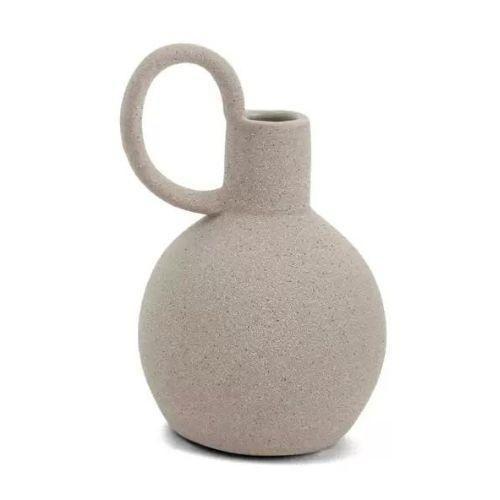 Imagem de Mini Vaso Cerâmica 12X9X15Cm Cinza 17561A Mart