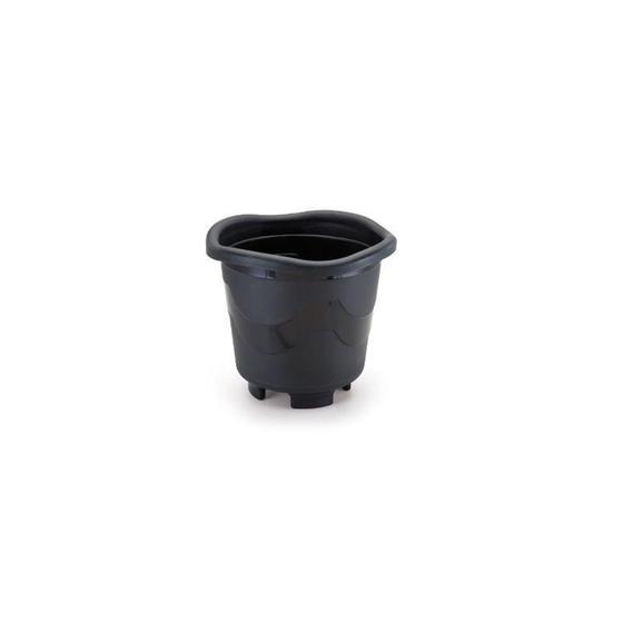 Imagem de Mini Vaso Redondo Preto 0,5Lts Injeplastec